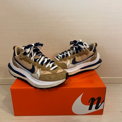 Sacai × Nike Vapor Waffle "Sesame And Blue Void"