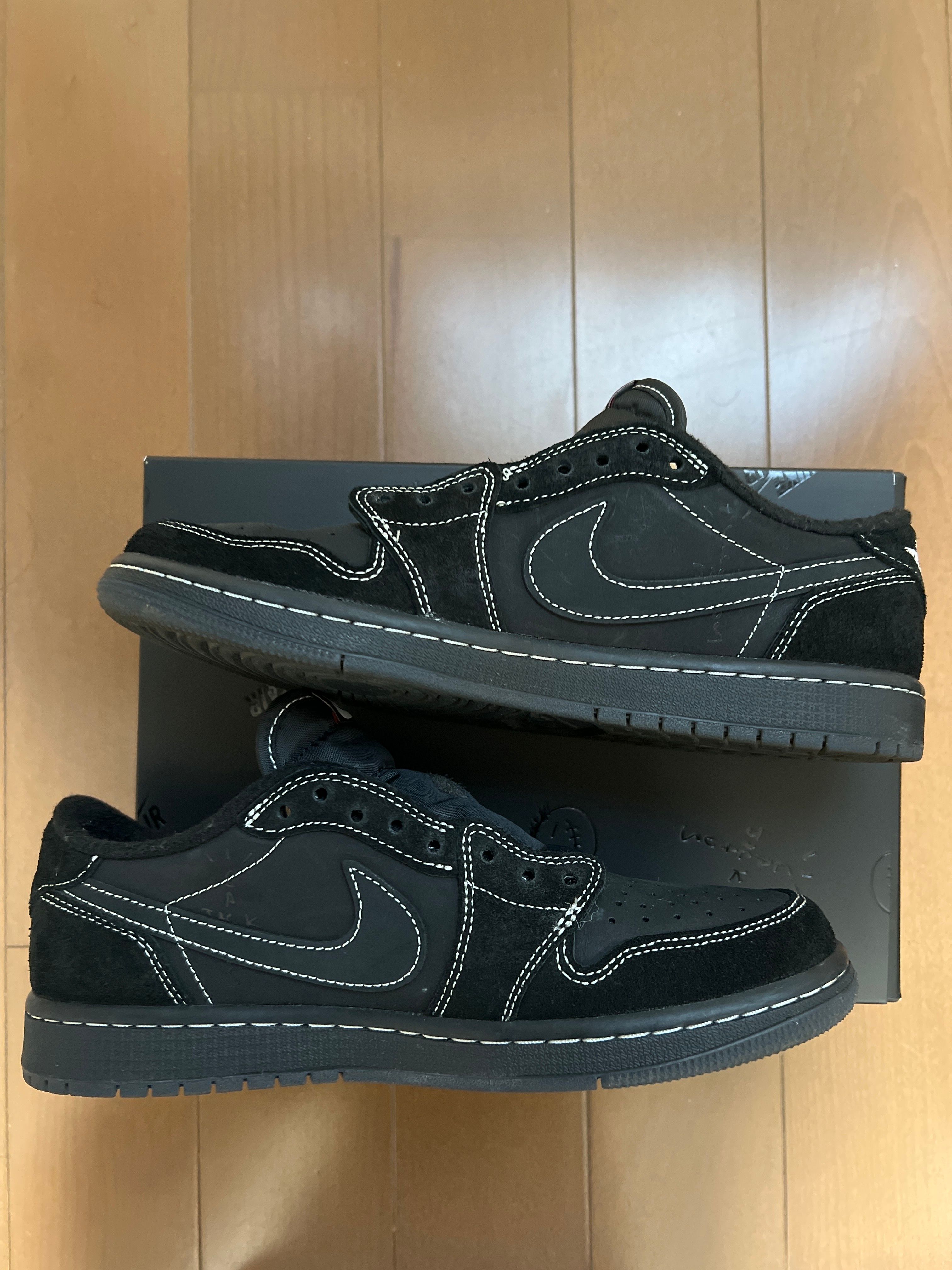 Travis Scott × Nike Air Jordan 1 Low OG SP "Black Phantom"