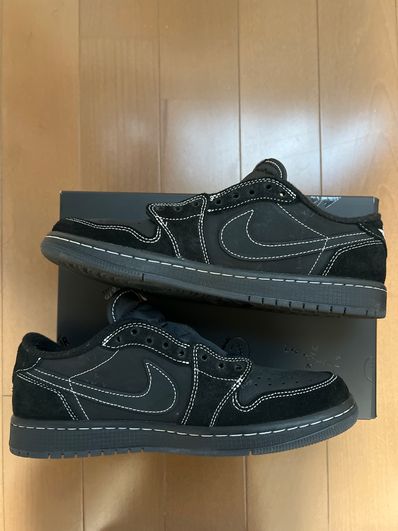 Travis Scott × Nike Air Jordan 1 Low OG SP "Black Phantom"