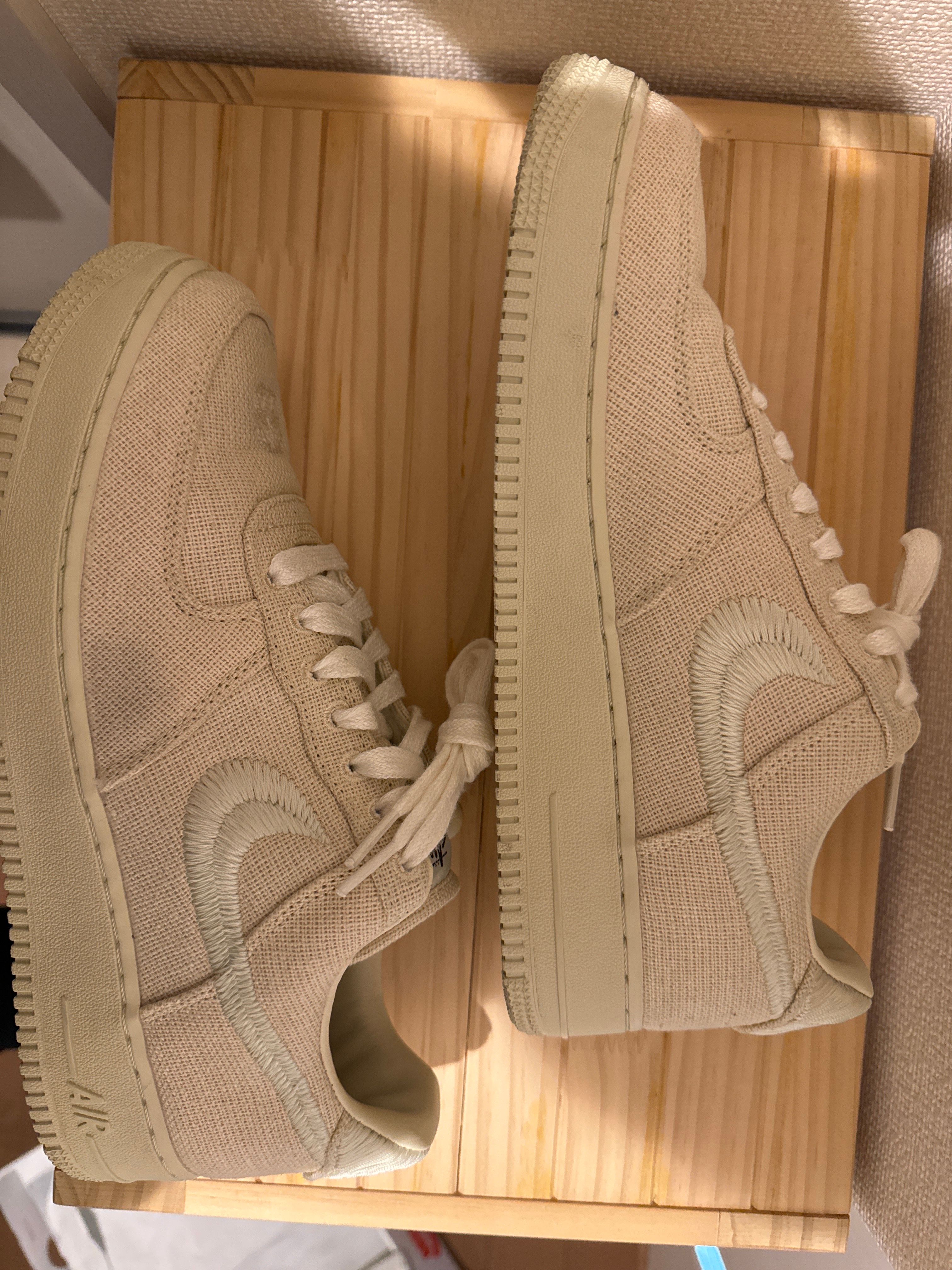 Stussy × Nike Air Force 1 Low "Fossil Stone"