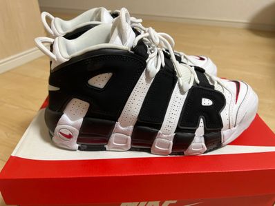 NIKE AIR MORE UPTEMPO "WHITE/BLACK/UNIVERSITY RED"(2020)