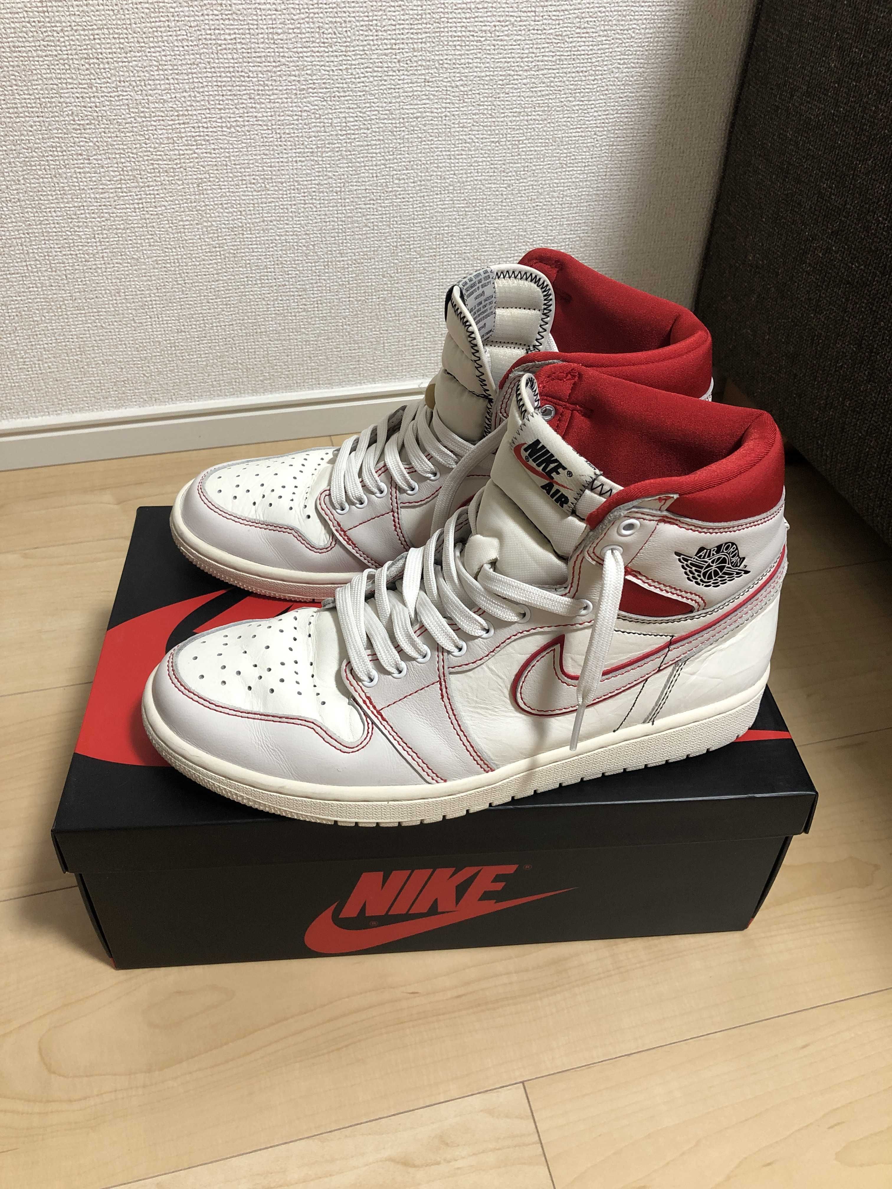 Nike Air Jordan 1 Retro High OG "Sail/University Red"     