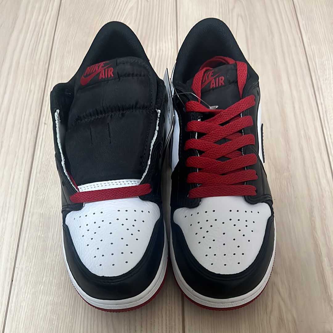 Nike GS Air Jordan 1 Retro Low OG "Black Toe"