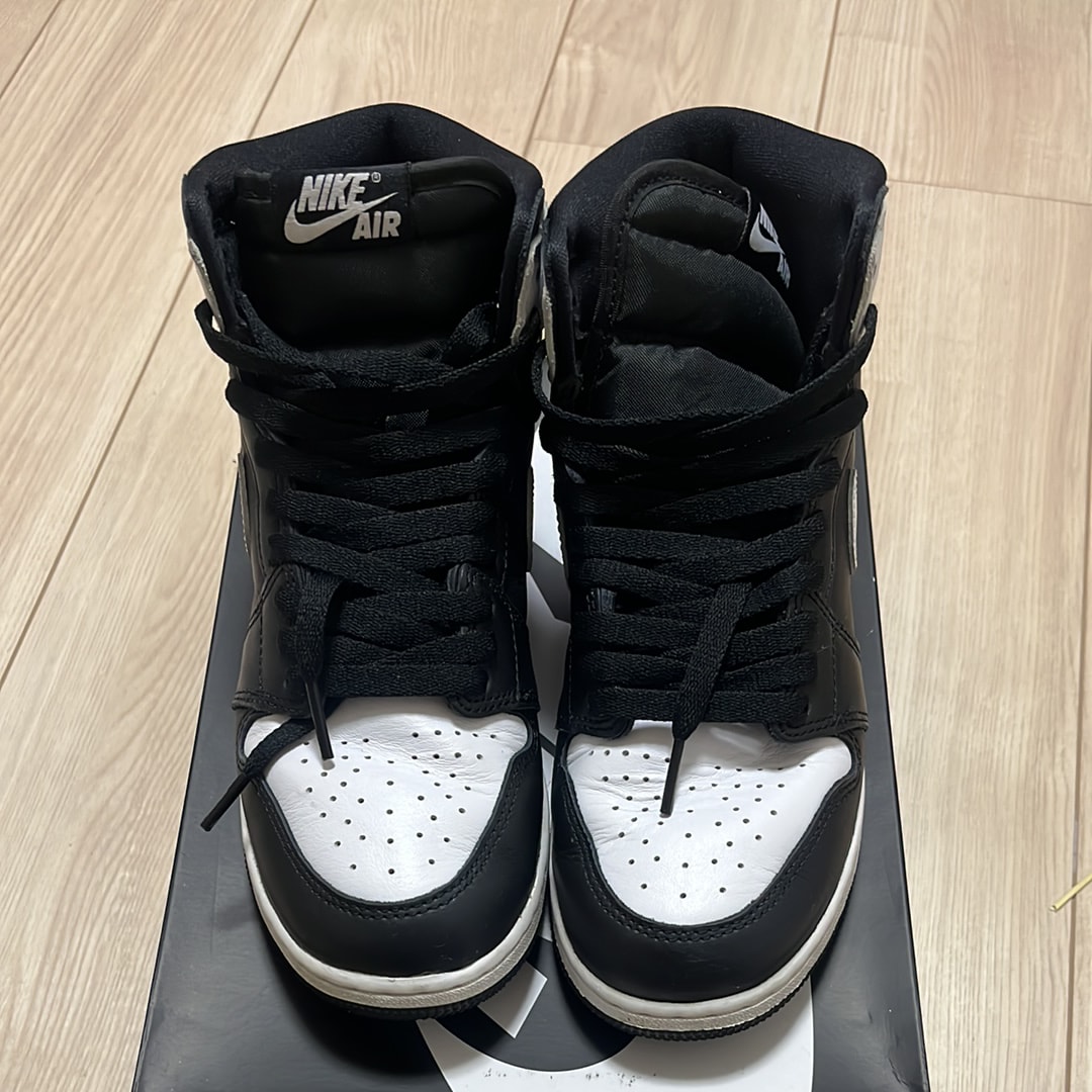 Nike GS Air Jordan 1 Retro High OG "Black/White"