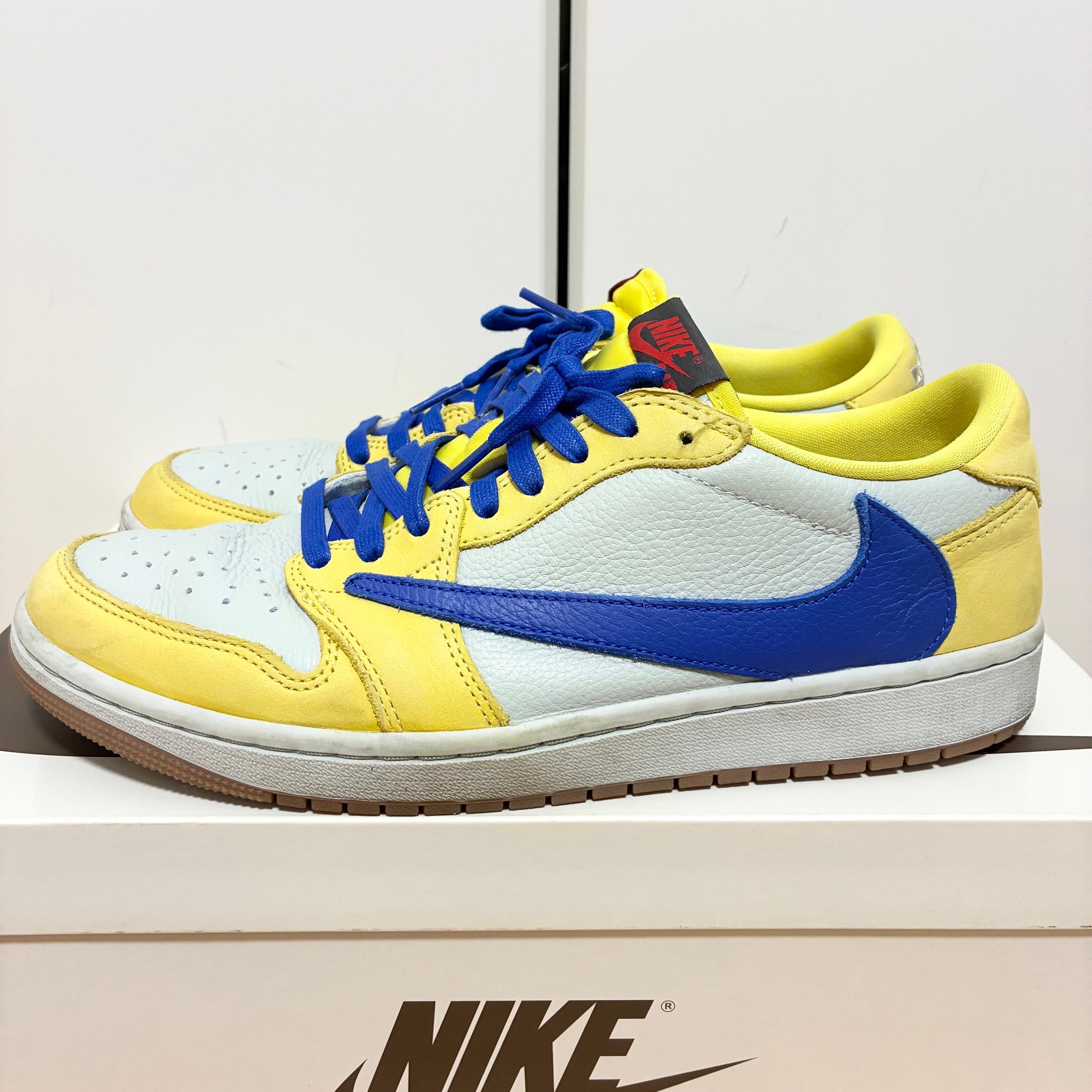 Travis Scott × Nike Women's Air Jordan 1 Retro Low OG "Canary"