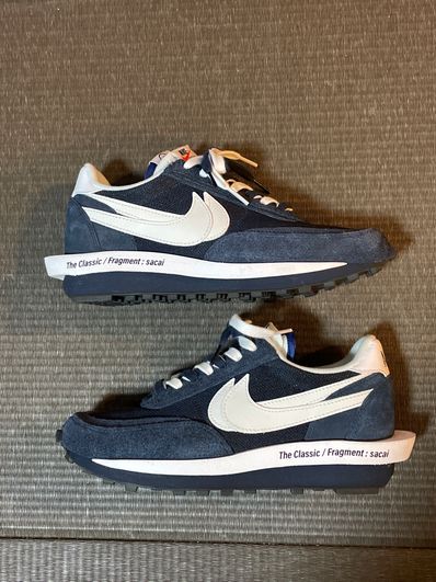 Fragment × sacai × Nike LD Waffle "Blackended Blue"