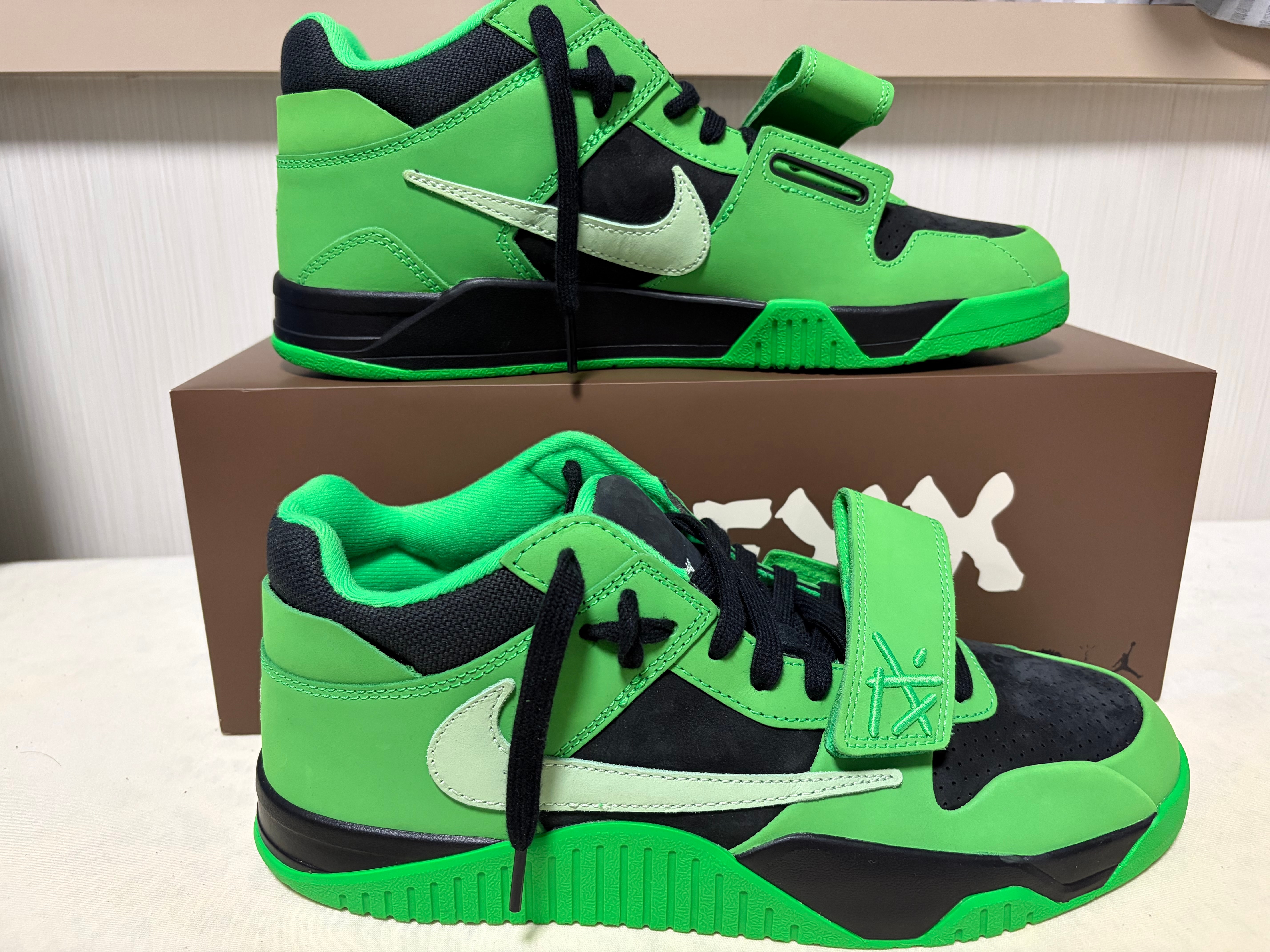 Travis Scott × Nike Jordan Jumpman Jack CJ1 T-Rexx "Green Spark"