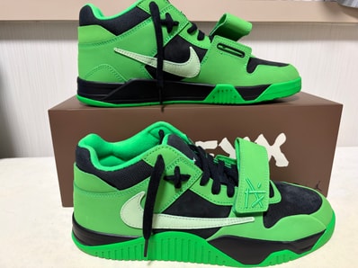 Travis Scott × Nike Jordan Jumpman Jack CJ1 T-Rexx "Green Spark"