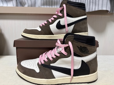 Travis Scott × Nike Air Jordan 1 Retro High OG TS SP "Sail/Dark Mocha"