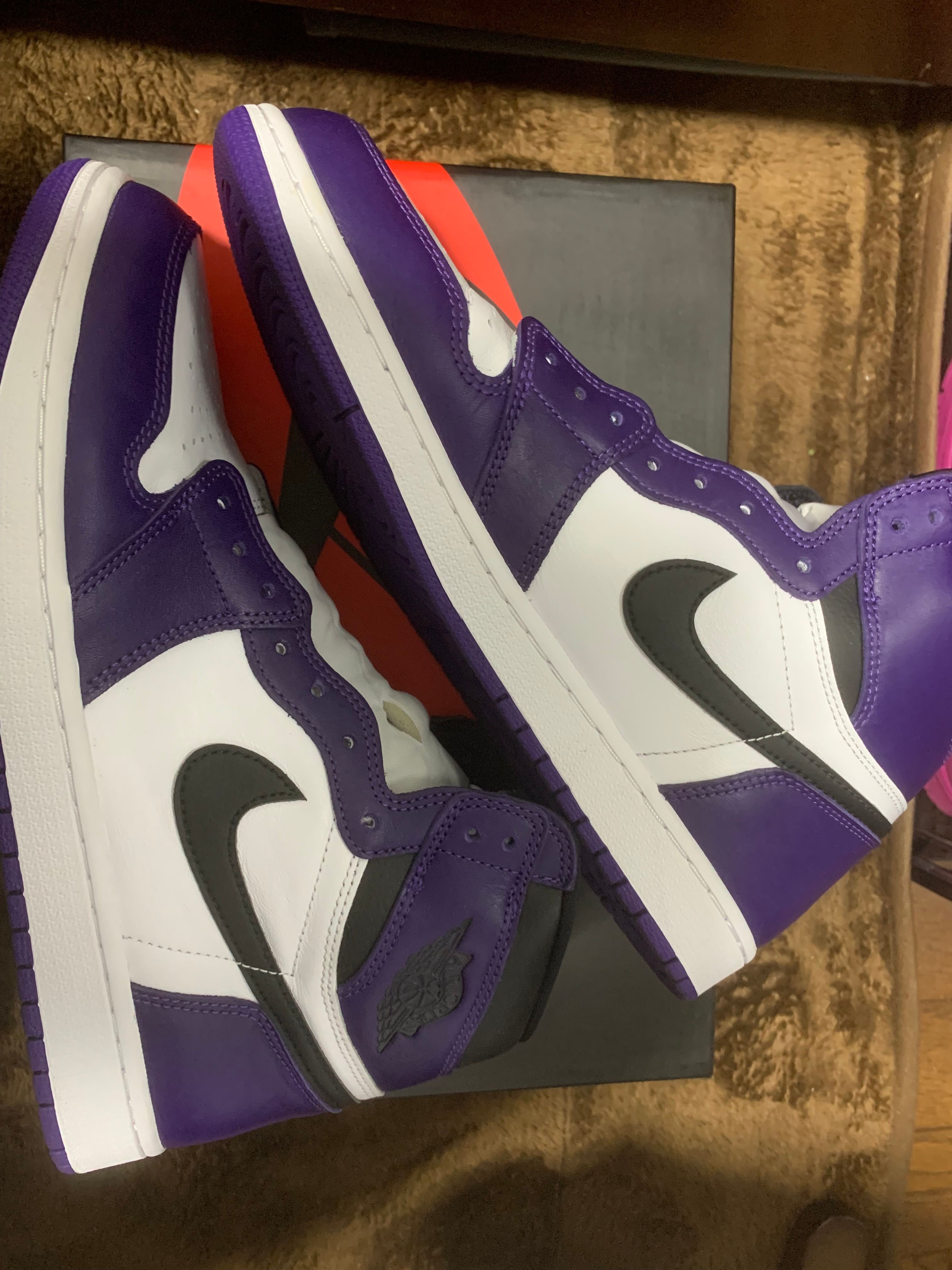 Nike Air Jordan 1 Retro High OG "Court Purple White/Black" (2020)   