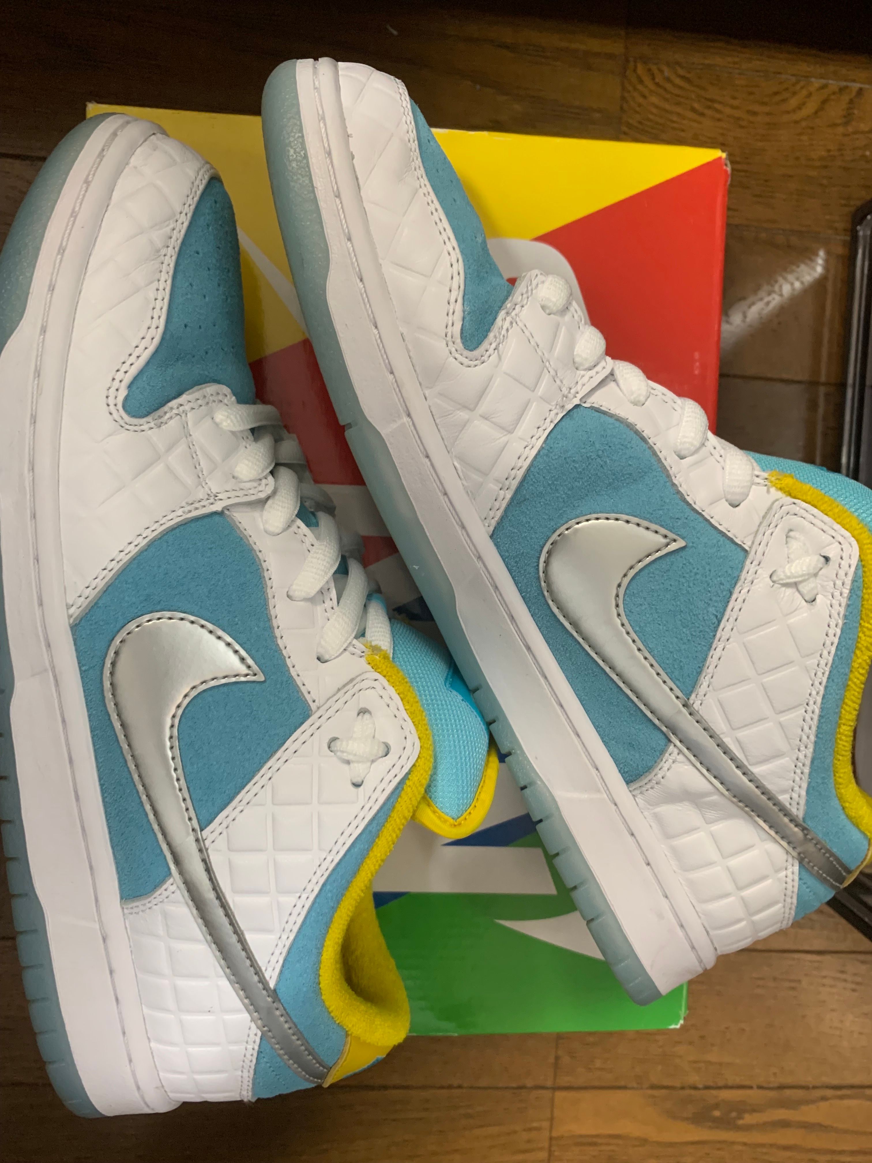 FTC × Nike SB Dunk Low "White/Blue"