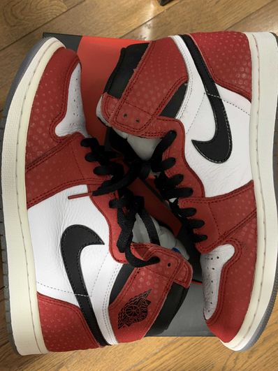 Spiderman × Nike Air Jordan 1 Origin Story "Gym Red/White/Photo Blue/Black"