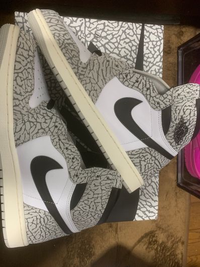 Nike Air Jordan 1 High OG "White Cement/Safari"