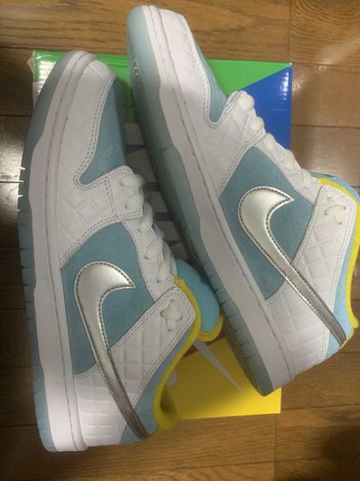 FTC × Nike SB Dunk Low "White/Blue"