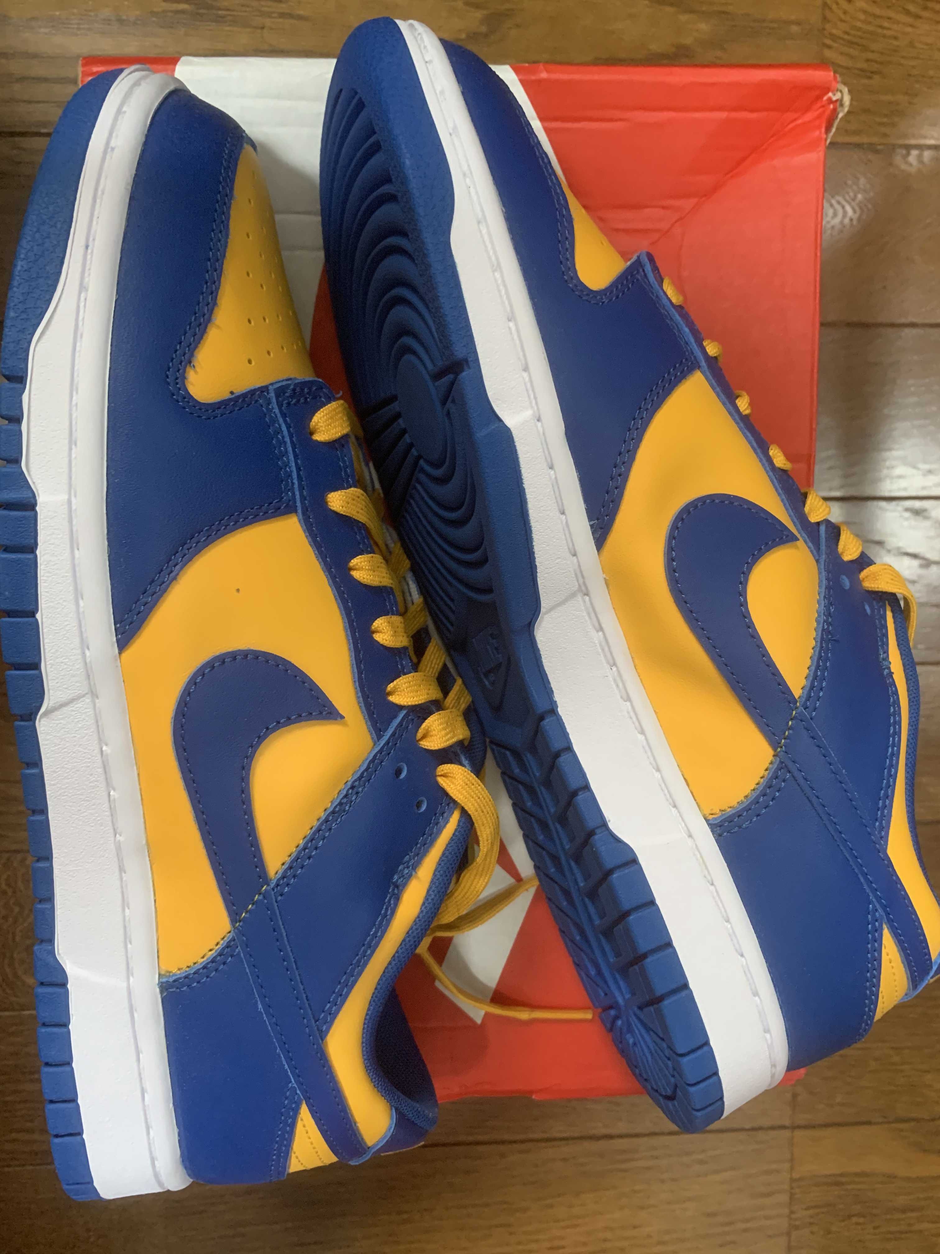 Nike Dunk Low "Blue Jay and University Gold"
