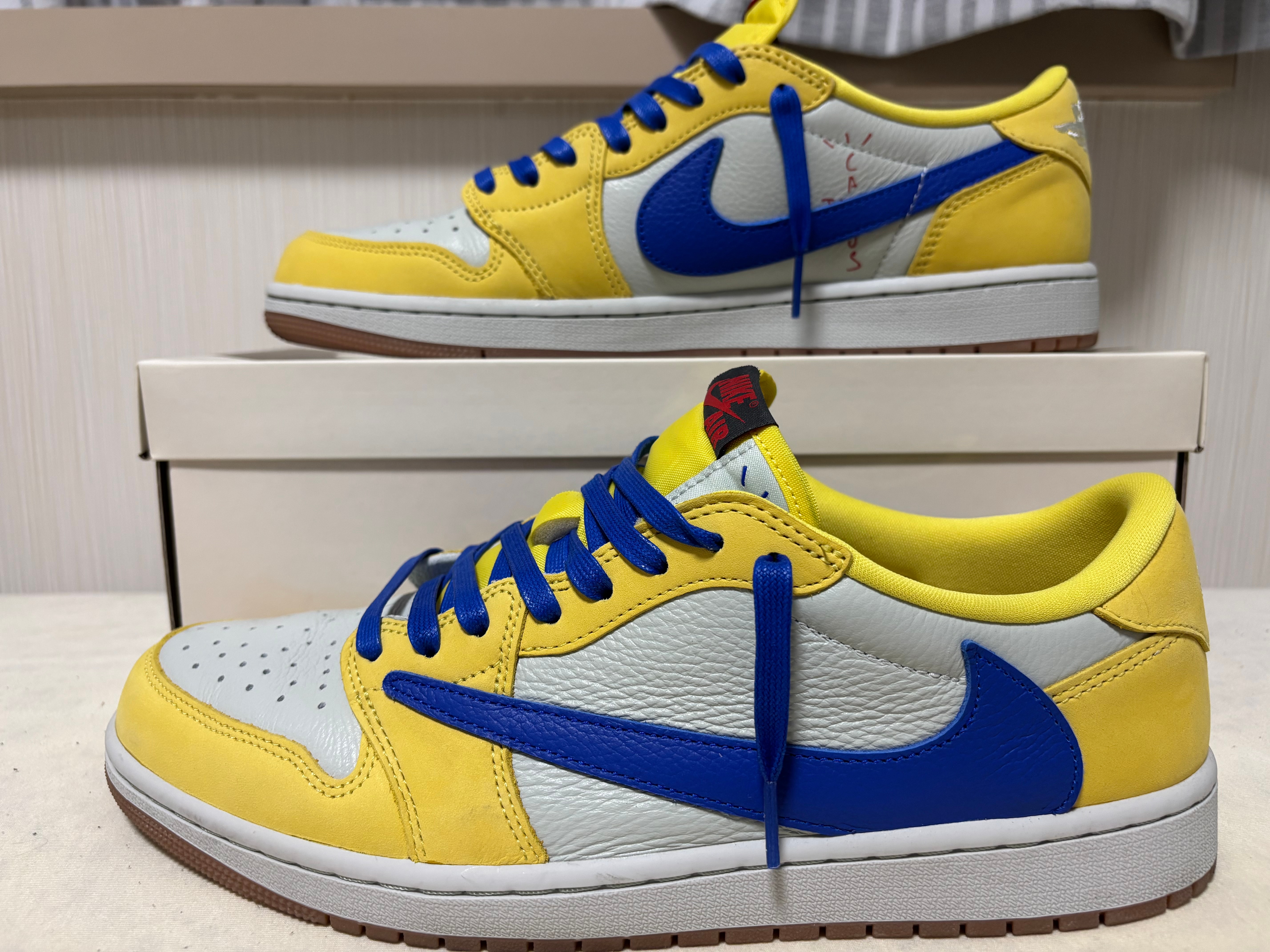 Travis Scott × Nike Women's Air Jordan 1 Retro Low OG "Canary"