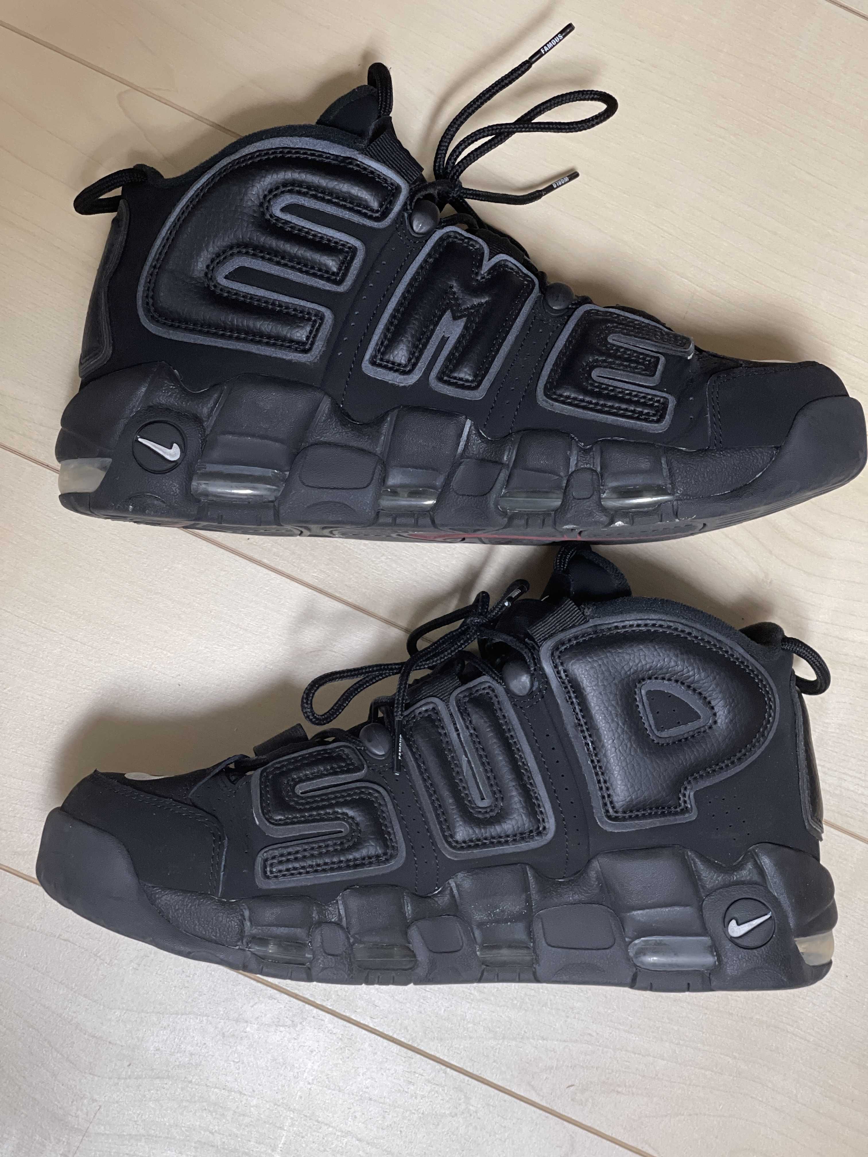 Supreme × Nike Air More Uptempo "Black"