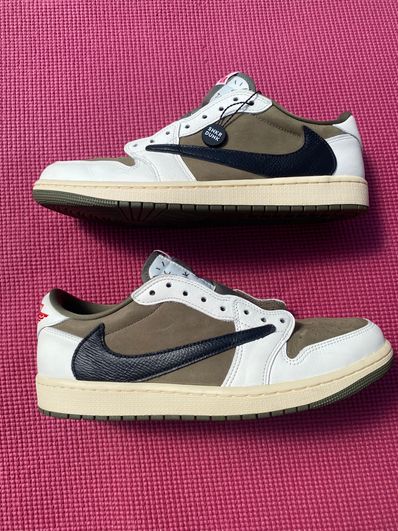 Travis Scott × Nike Air Jordan 1 Low OG SP "Reverse Olive"
