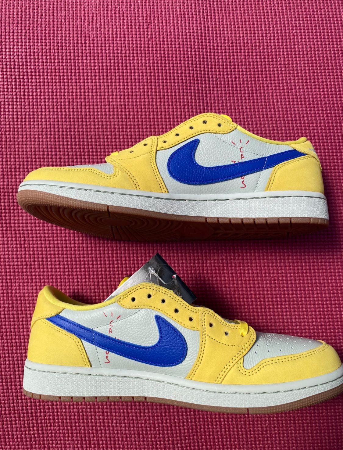 Travis Scott × Nike Women's Air Jordan 1 Retro Low OG "Canary"
