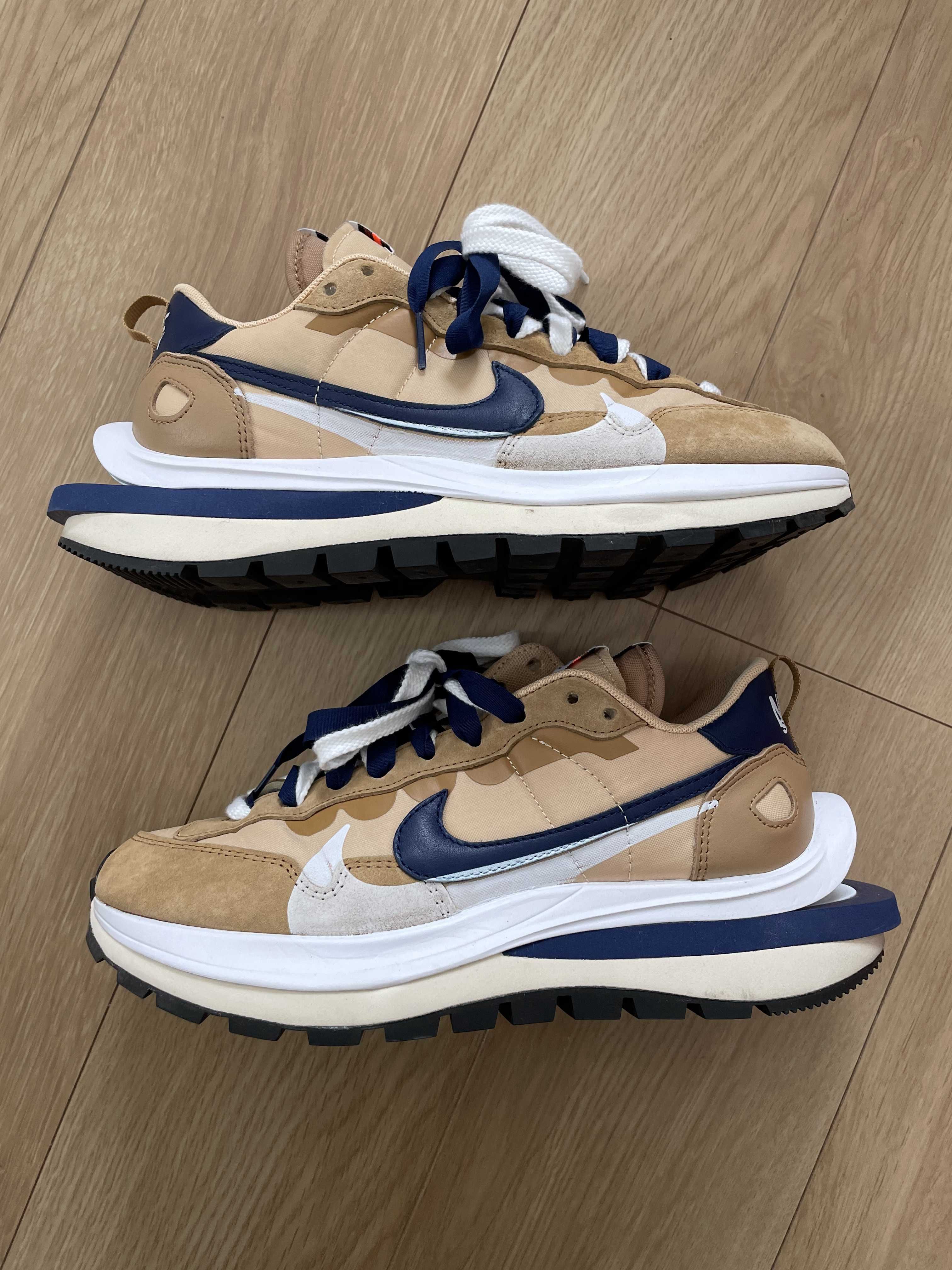 Sacai × Nike Vapor Waffle "Sesame And Blue Void"