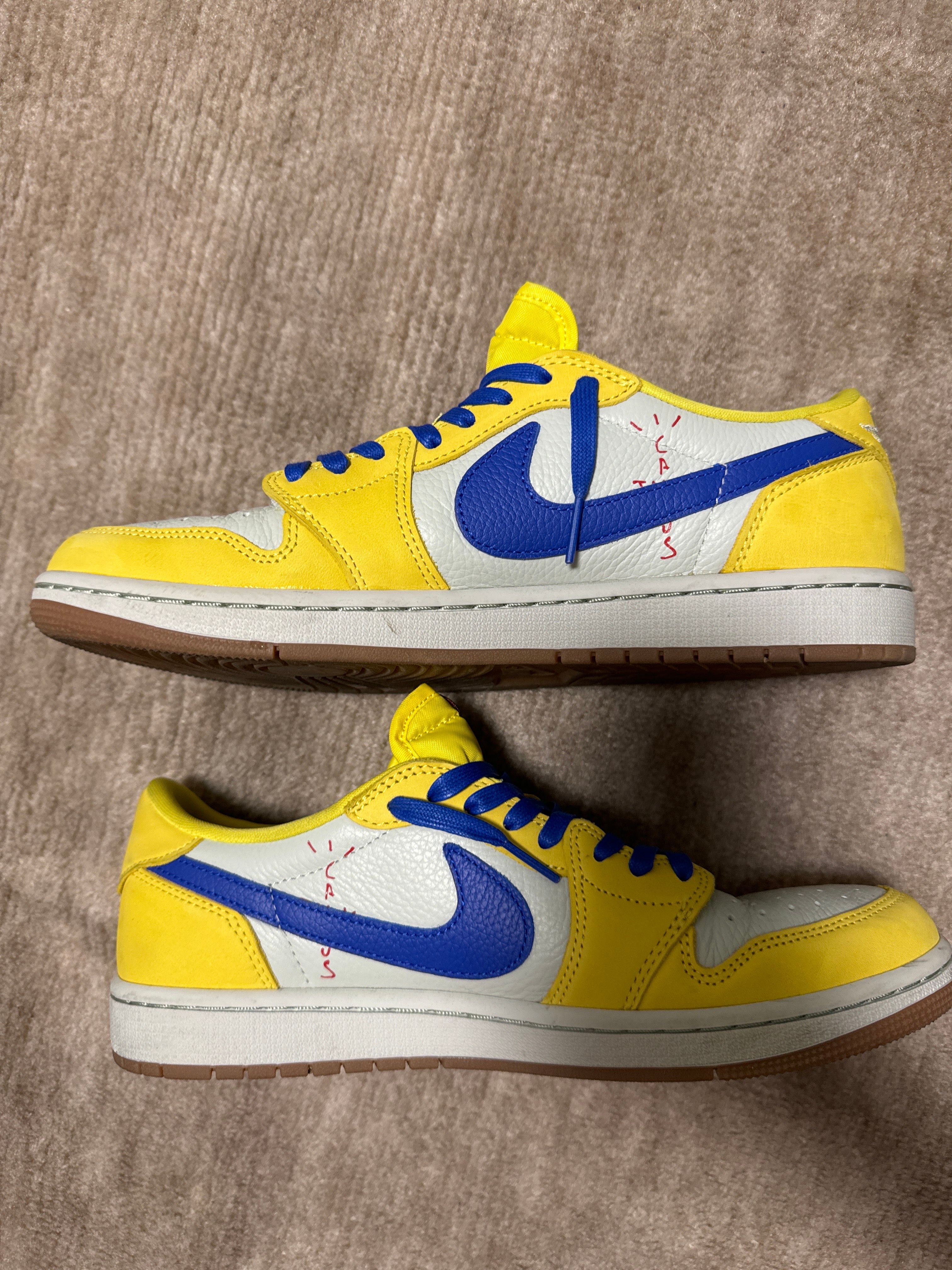 Travis Scott × Nike Women's Air Jordan 1 Retro Low OG "Canary"