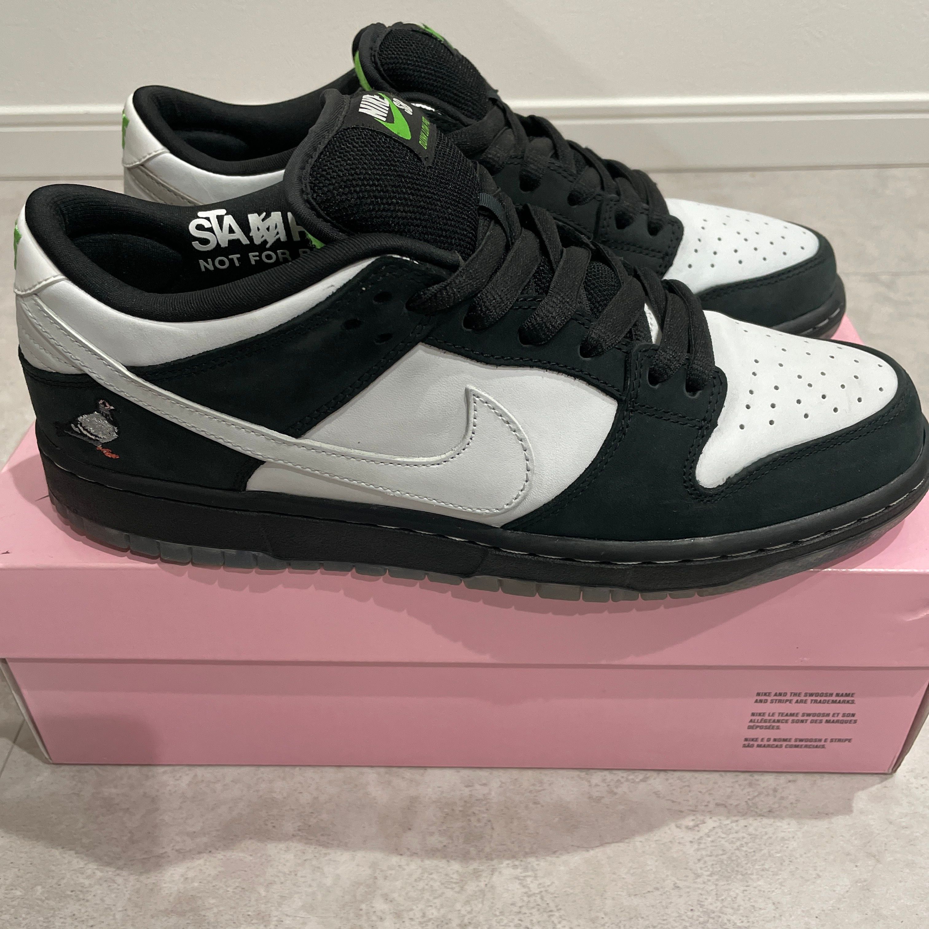 STAPLE × Nike SB Dunk Low "Pigeon Black/White"