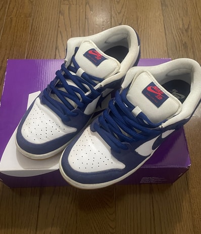 Nike SB Dunk Low "Los Angeles Dodgers/Deep Royal Blue"
