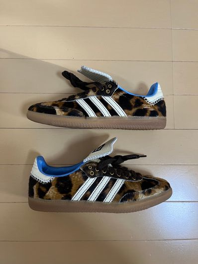 Wales Bonner × adidas Samba Pony Leo Low "Dark Brown/Cream White"