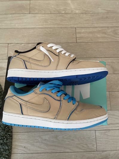 Nike SB Air Jordan 1 Low "Desert Ore/Royal Blue"