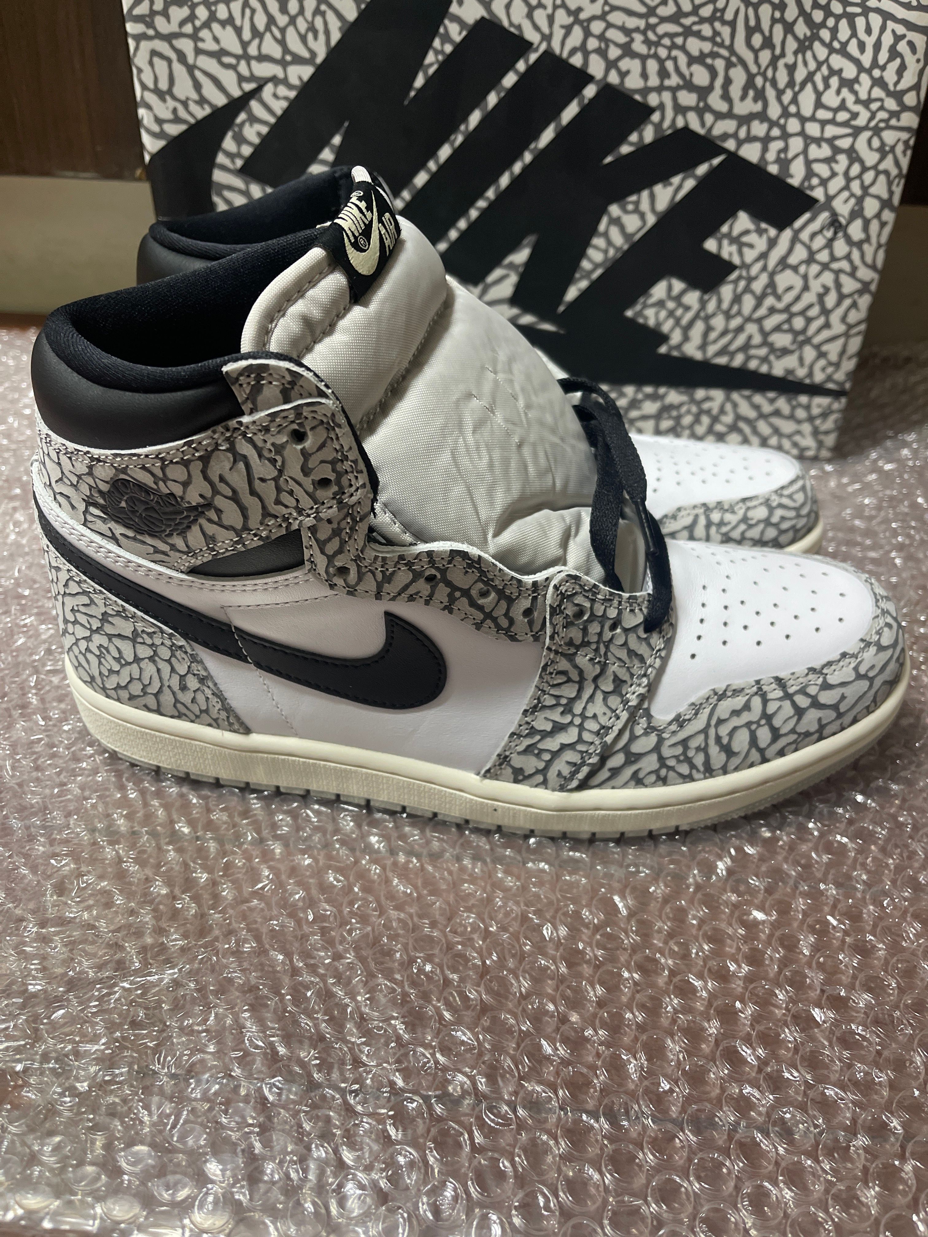 ナイキ エアジョーダン1 ハイ OG \"ホワイトセメント/サファリ\" 28㎝ NIKE(ナイキ) Air Jordan 1 High OG 