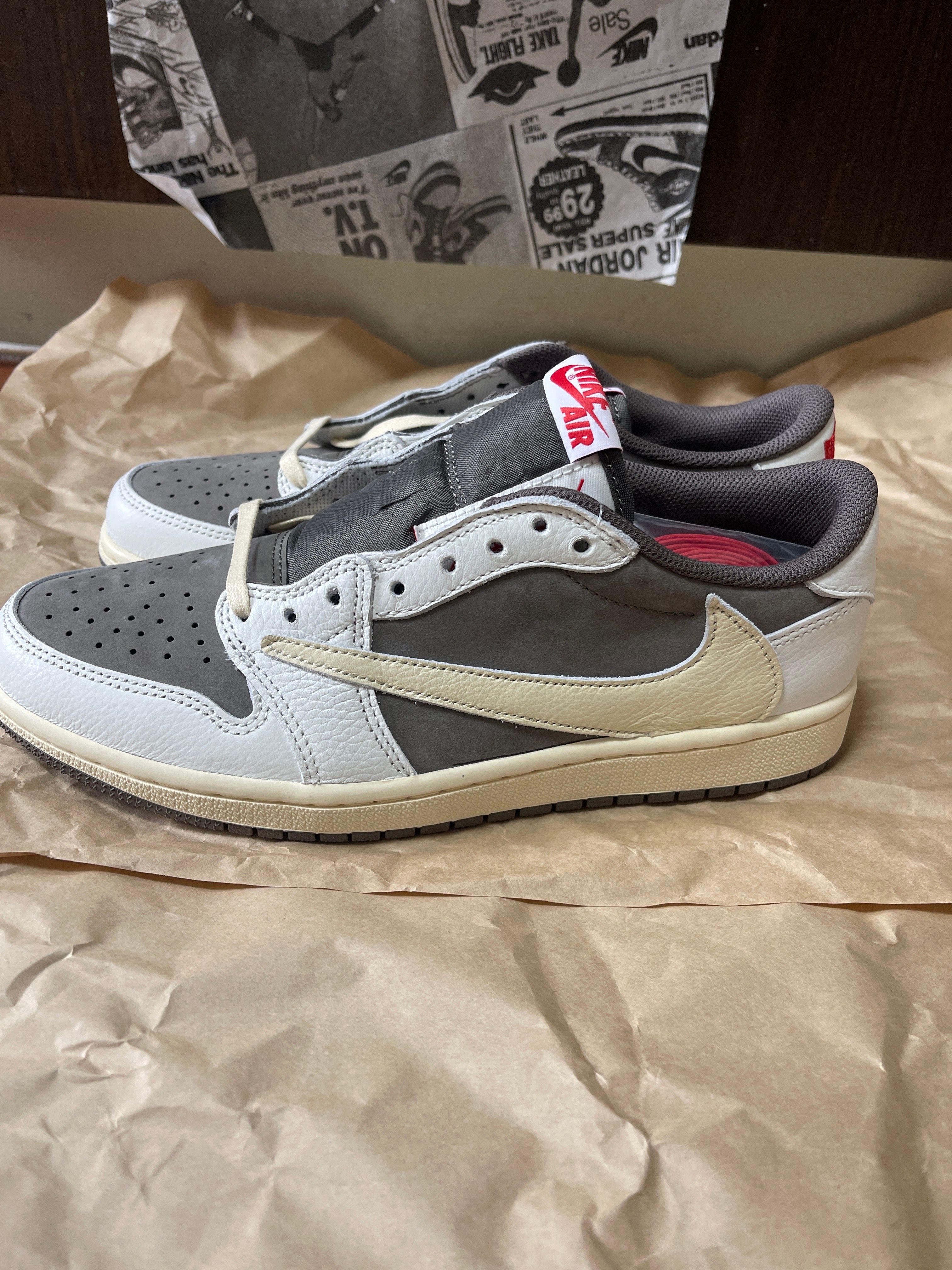 Travis Scott × Nike Air Jordan 1 Low OG SP "Reverse Mocha/Sail and Ridgerock"