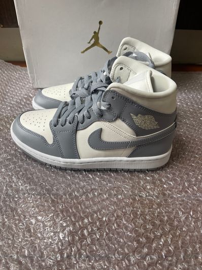 Nike Women's Air Jordan 1 Mid "Grey/Sail"