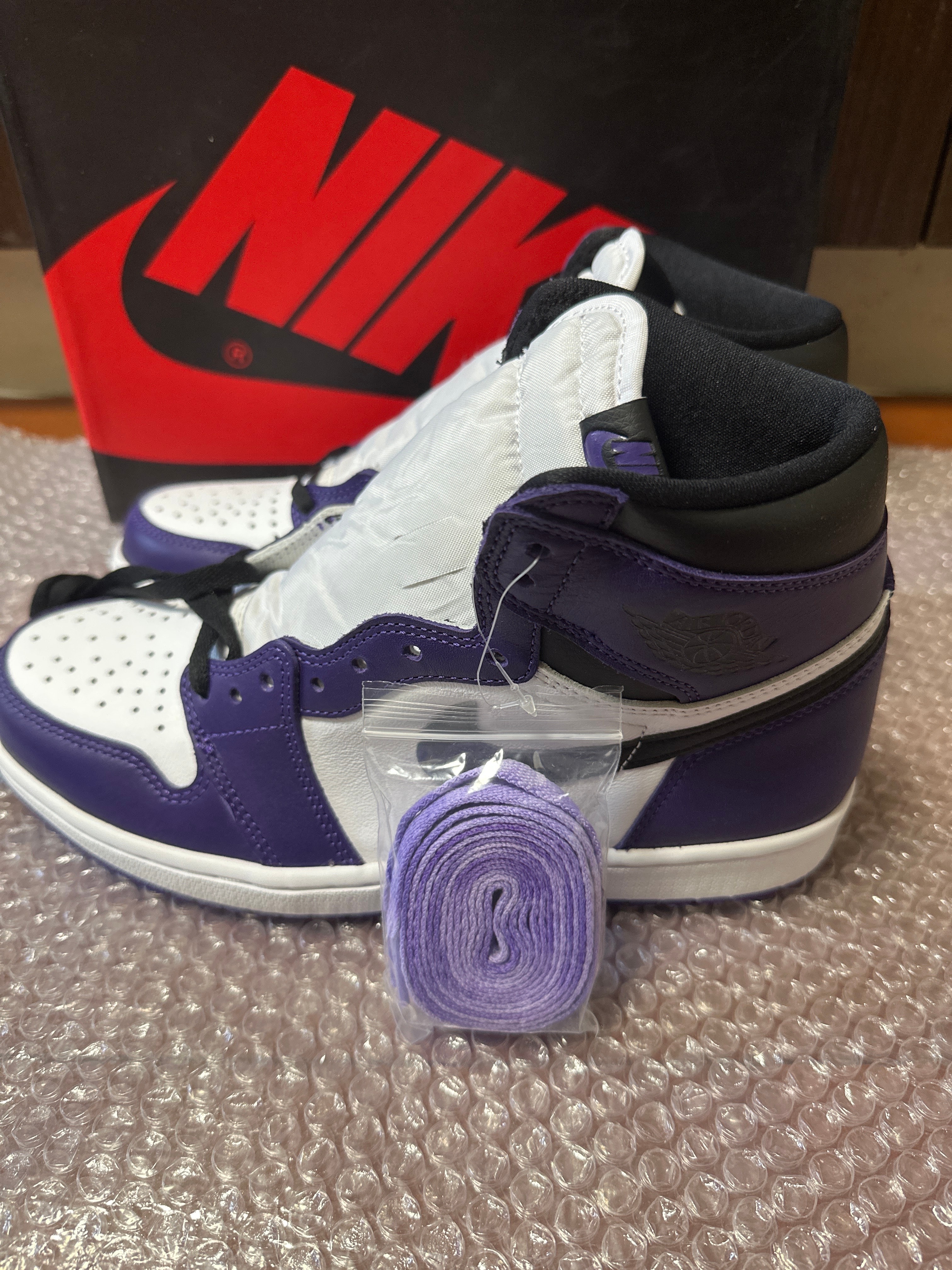Nike Air Jordan 1 Retro High OG "Court Purple White/Black" (2020)   