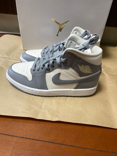 Nike Women's Air Jordan 1 Mid "Grey/Sail"