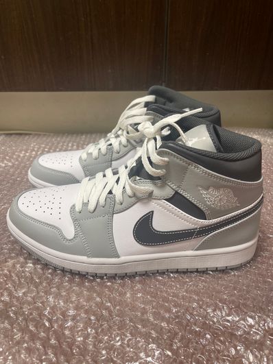 Nike Air Jordan 1 Mid "Grey White/Anthracite"