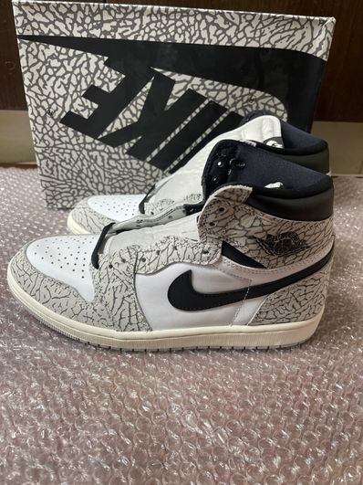Nike Air Jordan 1 High OG "White Cement/Safari"