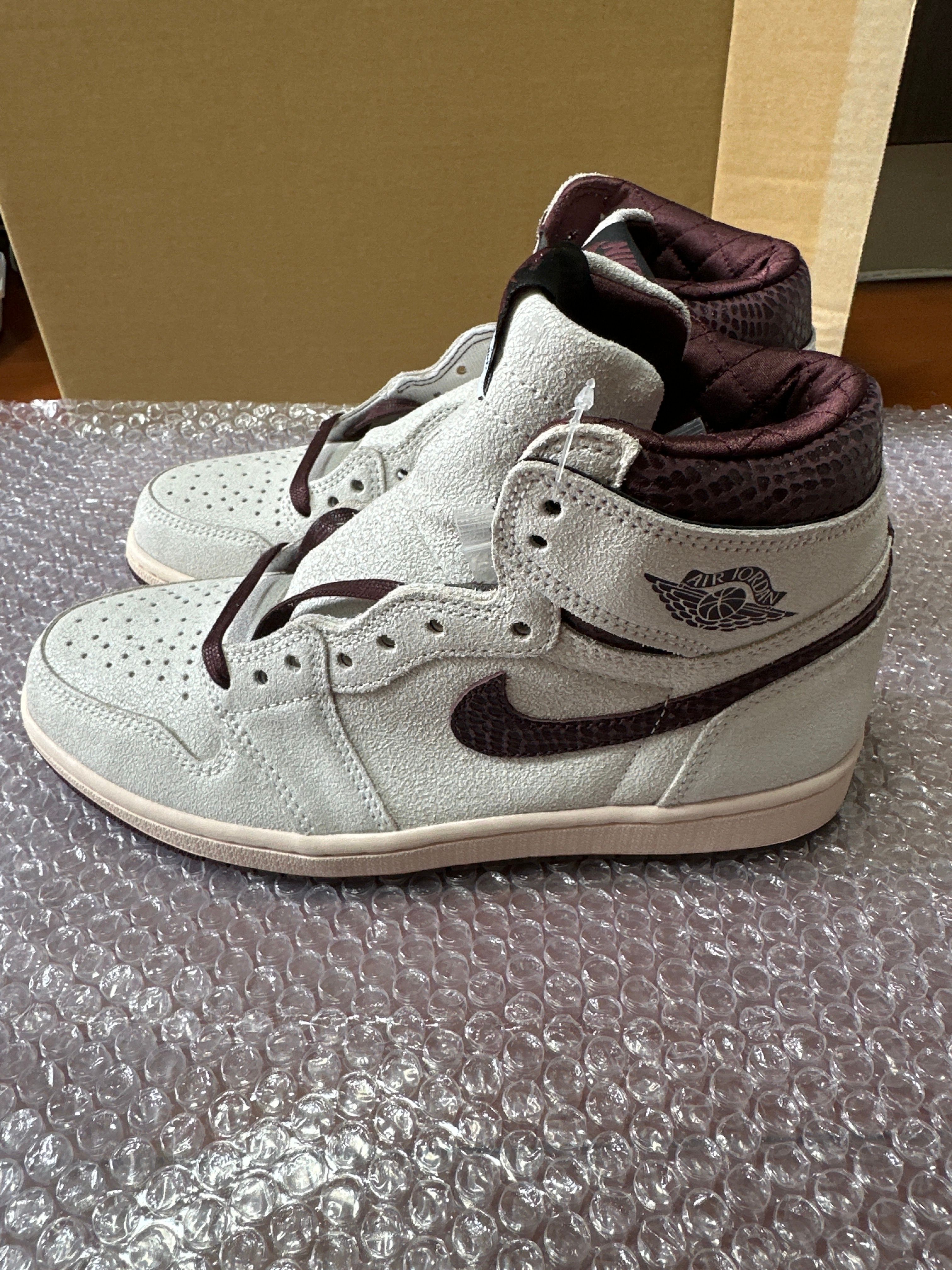 A Ma Maniere × Nike Air Jordan 1 Retro High OG "Sail and Burgundy"
