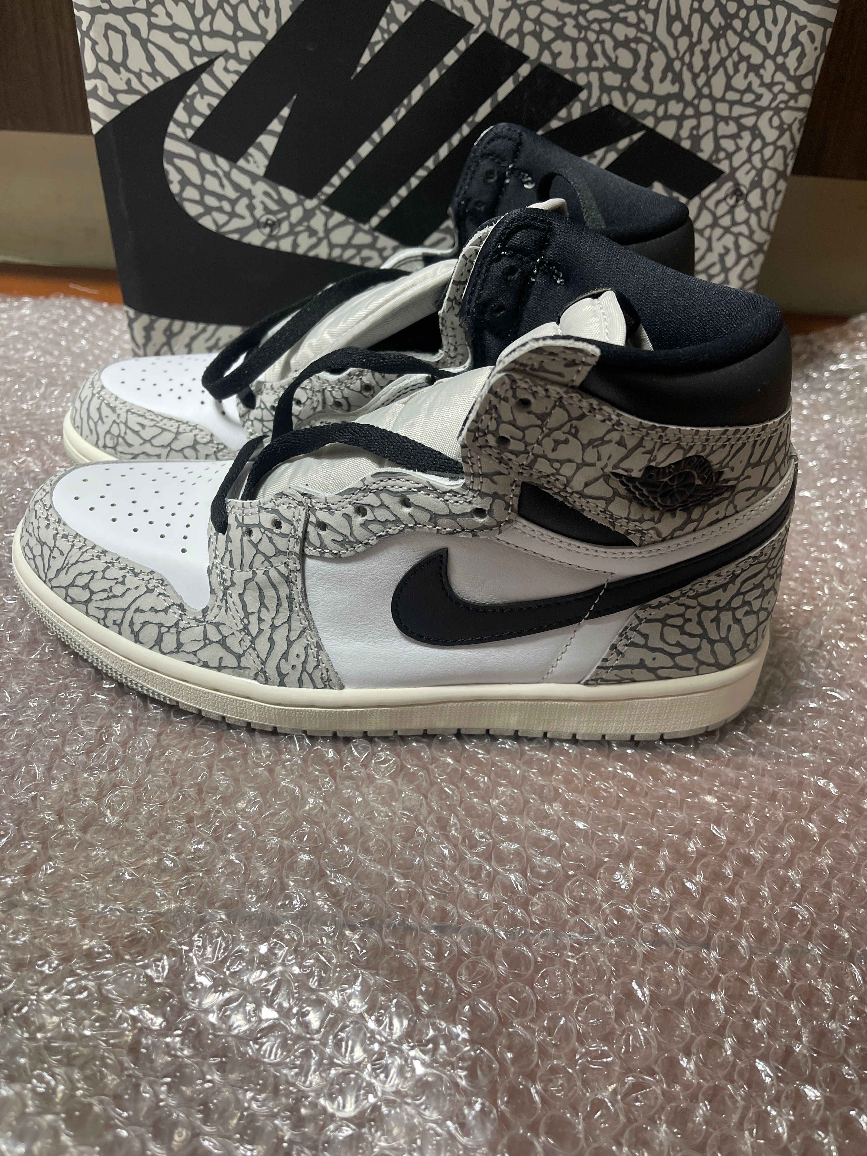 Nike Air Jordan 1 High OG "White Cement/Safari"