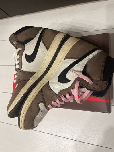 Travis Scott × Nike Air Jordan 1 Retro High OG TS SP "Sail/Dark Mocha"