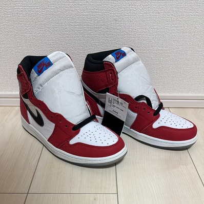 Spiderman × Nike Air Jordan 1 Origin Story "Gym Red/White/Photo Blue/Black"