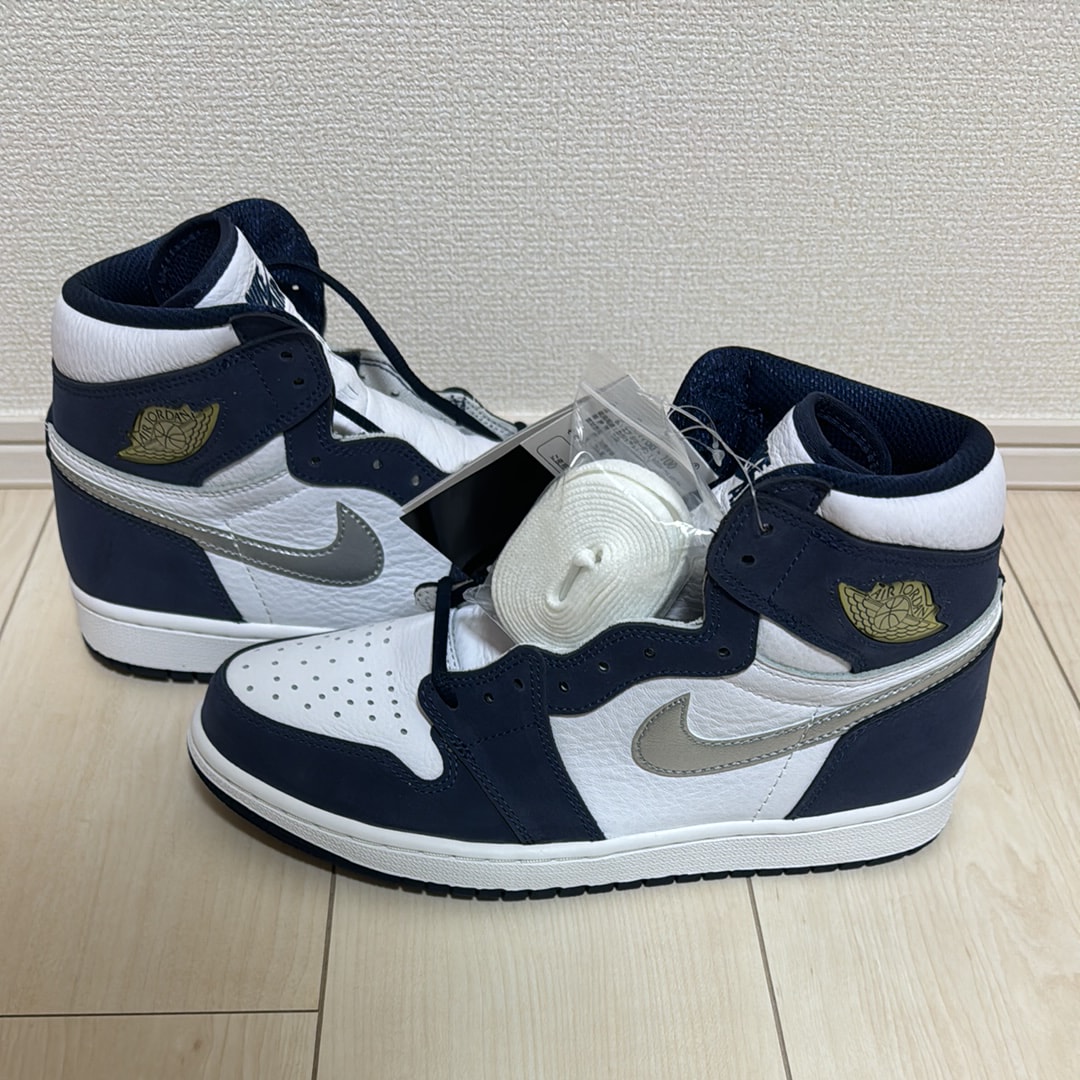 Nike Air Jordan 1 High OG CO.JP "White/Midnight Navy" (2020)(ブリーフケースなし)