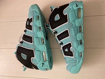 NIKE AIR MORE UPTEMPO "LIGHT AQUA / BLACK / WHITE"