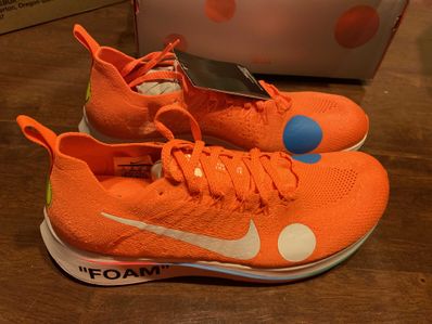 Off-White × Nike Zoom Fly Mercurial Flyknit "Total Orange/White/Volt"