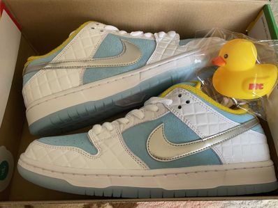 FTC × Nike SB Dunk Low "White/Blue"