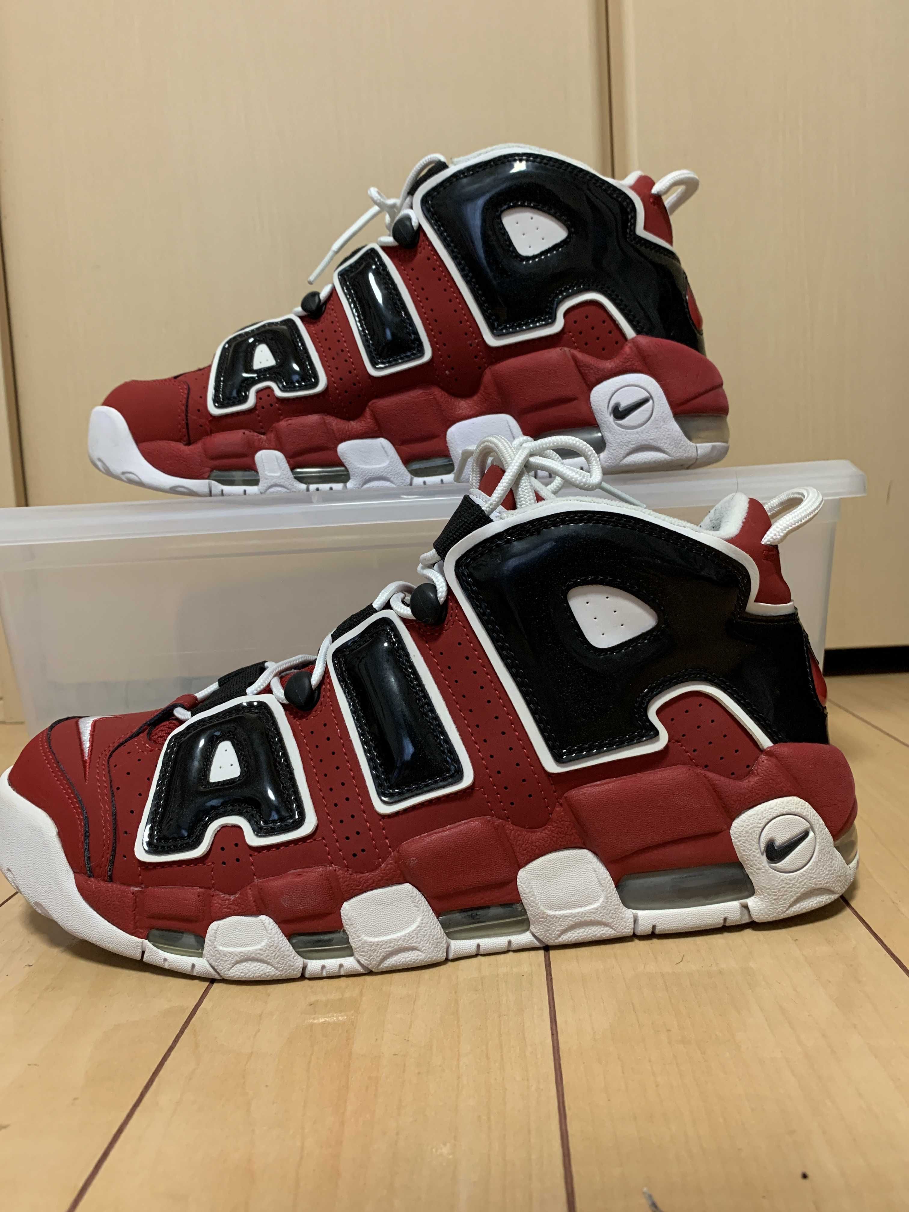 NIKE AIR MORE UPTEMPO ’96 "VARSITY RED/WHITE/BLACK"(2017)