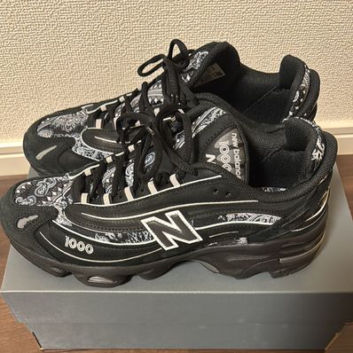 atmos × New Balance 1000 "bāṅdhnū/Black Paisley"