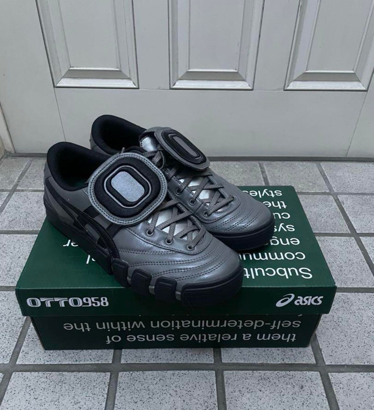 オット958 × アシックス ゲルフレッキー プロ "ガンメタル/ブラック"