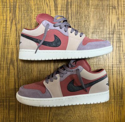 Nike Women's Air Jordan 1 Low "Canyon Rust/Black-Purple Smoke"