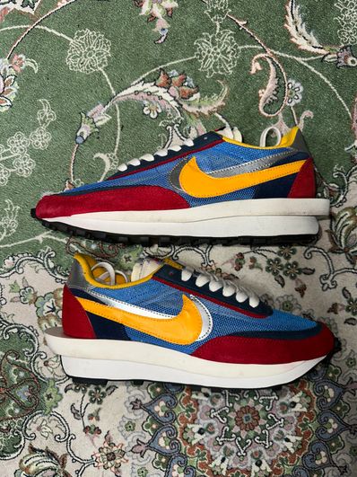 sacai × Nike LDV Waffle "Red/Blue"
