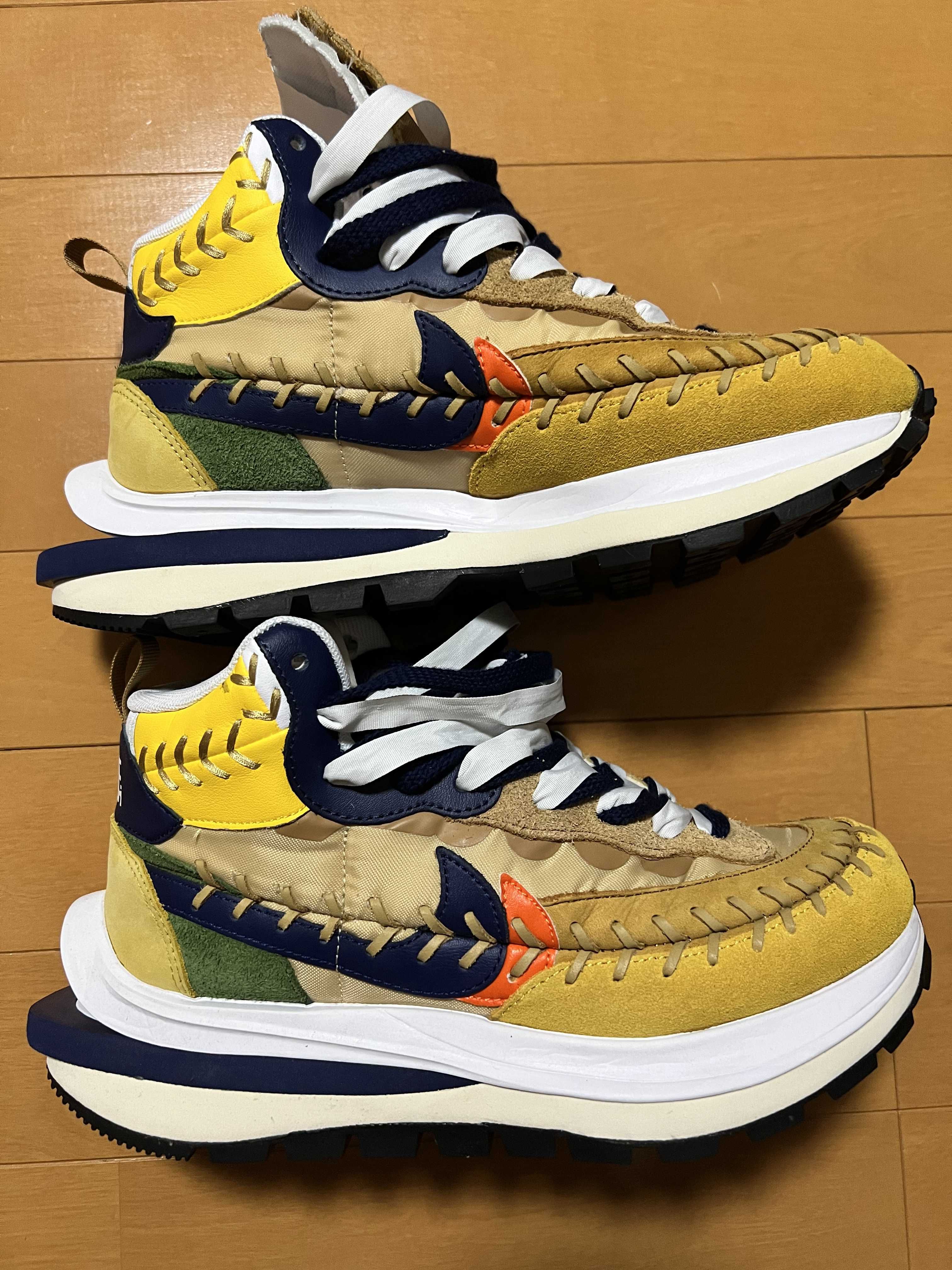 Jean-Paul Gaultier × sacai × Nike VaporWaffle "Sesame/Multi Color"